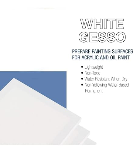 kreni Acrylic Gesso (White) Water Base Non-Toxic Universal Primer to Apply as an Undercoat Before Painting for Extra Coverage – Ideal for Pro Artist, Hobby Painters & Kid – 130gms 1