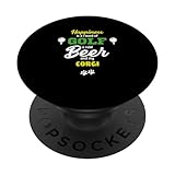 Photo Gallery happiness golf beer and my corgi popsockets popgrip intercambiabile