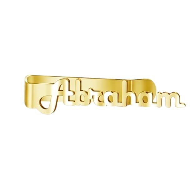 artsycollection Custom Tie Pin with Initials | Personalized Name Initial Tie Clip for Men | Premium Metal Tie Bar for Formal Wear, Office & Gifting-picture-40