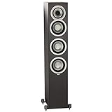 ELAC Uni-fi UF5 Floorstanding Speaker (Finished Satin Black Cabinet, Single)