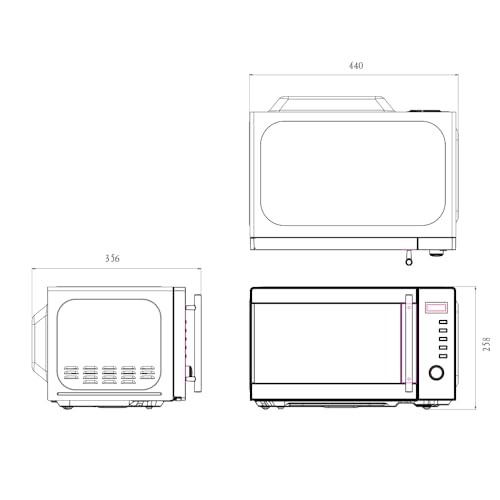 Svan Microondas 20 Litros con Grill Inox SMW2700DGX. 700W, Grill 1000W, 8 Programas, Modo Descongelación, Revestimiento Interior, Fácil Limpieza, Temporizador 95min. - imagen 3