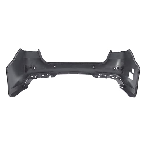 Image of FitParts Compatible with Kia Optima 2016-2018 Rear Bumper Cover | Primed, With Parking Sensor Holes, Sedan, Ready to Paint, OEM 86610D5020, KI1100205