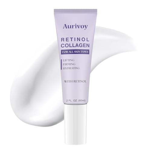 Retinol Collagen Instant Face Lift Cream for Face, Neck Firming Tightening Anti Aging Wrinkle Repair Serum for Neck & Décolleté, Hyaluronic Acid Moisturizer for Women & Man 2.0 FLoz