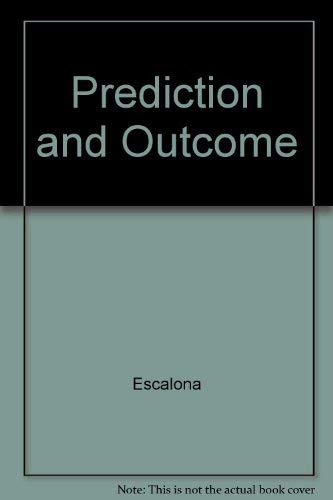 Prediction & Outcome 0465062245 Book Cover