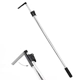 HUAALIUCHE Telescopic 5FT Pickup Truck Cargo Retriever Hook, Multi-Use Extendable Retriever Tool, Long Reach Cargo Grabber for Truck Bed Accessories