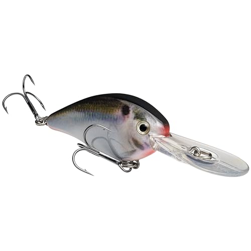 Strike King KVD 1.5 Flatside Fishing Lure, Natural Shad