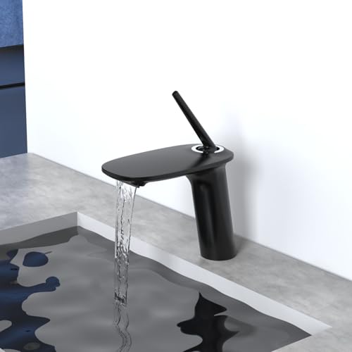 Interfaccia G1/2: il rubinetto per lavabo del bagno è facile da installare ed è dotato di un'interfaccia universale G1/2'', che si adatta alle specifiche delle tubature dell'acqua della maggior parte delle abitazioni. Non sono necessarie modifiche aggiuntive. È semplice e comodo da installare autonomamente o affidandosi a un professionista.