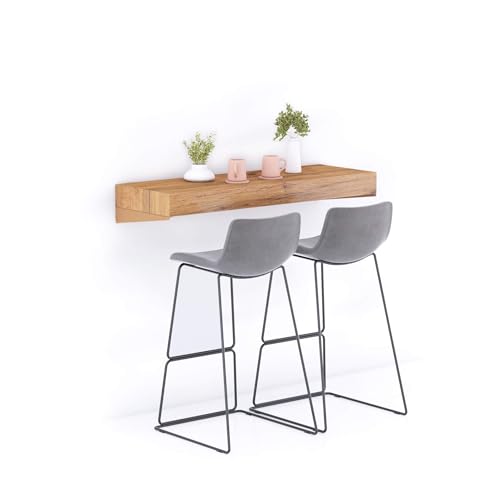 MOBILI FIVER, Evolution extra großes Barregal 120 x 40, rustikale Eiche,...