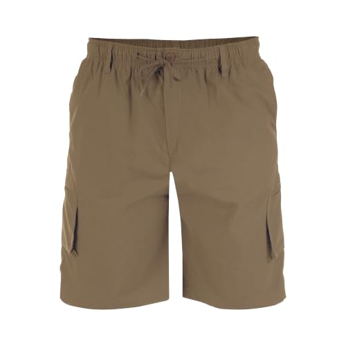 Image of D555 Duke Mens Nick Big Tall Cargo Shorts - Sand - 2XL