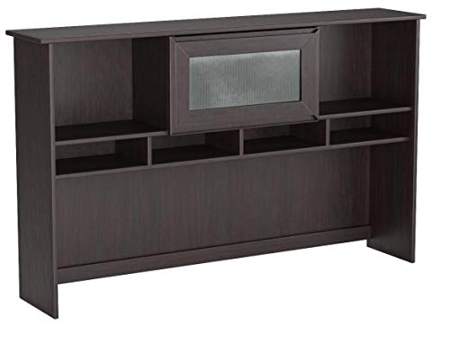 Bush Furniture Cabot 60W Hutch, Espresso Oak