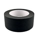 Zellykool Black Masking Tape 2 Inch, Painter's Tape 2 Inch x 55 Yards, Painting Adhesive Tape for Pa