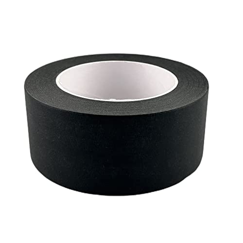 Zellykool Black Masking Tape 2 Inch, Painter's Tape 2 Inch X 55 Yards, Painting Adhesive Tape For Painting, Home, Office, School Stationery, Arts, Crafts, Decoration #TOP18