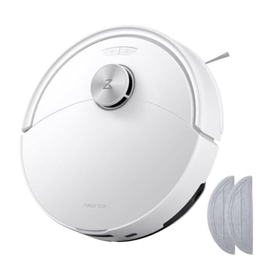 roborock Q10 S5-Set Saugroboter mit Wischfunktion, 10.000 Pa HyperForce Saugkraft, Dual Anti-Tangle System, Auto Lifting Mopping, Ideal für Tierhaare&Teppiche&Hartböden (Weiß)