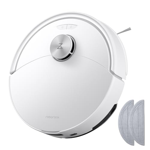 roborock Q10 S5 Set Robot Aspirateur Laveur, 10000 Pa Aspiration, Double Anti-emmêlement, Système...