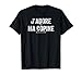 Homme J'adore Ma Copine Quand Humour Pêche Pêcheur Homme Cadeau T-Shirt