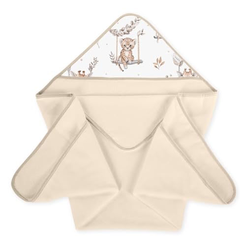 Albero Mio Toalha de banho com tampa savana, 100 x 100 cm