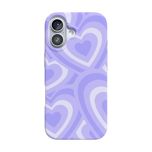 Casely iPhone 17 Case | Love Song | Lavender Heart | Compatible with MagSafe | Classic Ultra Slim Design