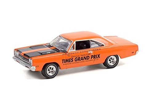 Modeltoycars 1969 Plymouth Road Runner, Orange - Greenlight 30273/48 - 1/64 Scale Diecast Model Toy Car #TOP12