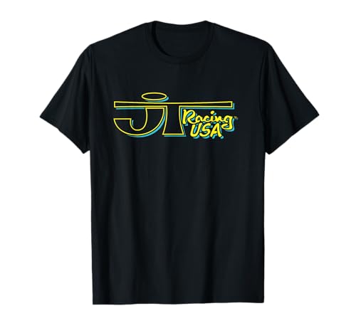 Logo JT Racing jaune et bleu T-Shirt