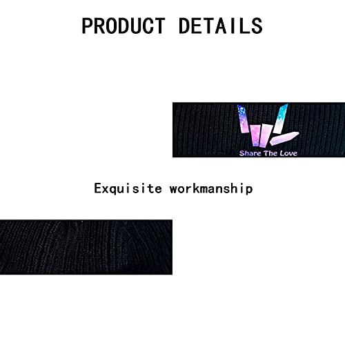 Share The Rock Love Beanie Adults Unisex Men Womens Kids Cuffed Plain Skull Knit Hat Cap Black #TOP4