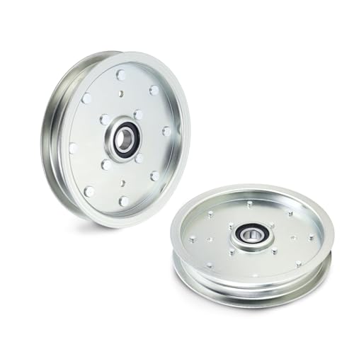 Poulies de renvoi plates John Deere Z535M pour réparer le plateau de coupe