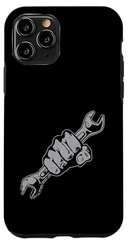 拳デザインのレンチ。メカニックエンジニアと修理工用。 スマホケース iPhone 11 Pro 用
