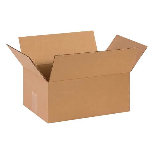 Image of BOX USA Shipping Boxes Medium 14 inchL x 9 inchW x 6 inchH, 25-Pack | Corrugated Cardboard Box for Packing, Moving and Storage 14x9x6