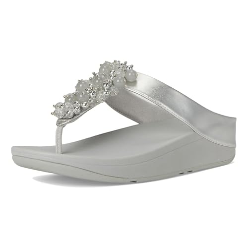 Image of FitFlop Fino Bauble-Bead Toe-Post Sandals