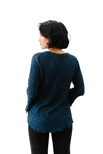 Image of SNO SKINS Dream Catcher Long Sleeve Top with Lettuce Edge