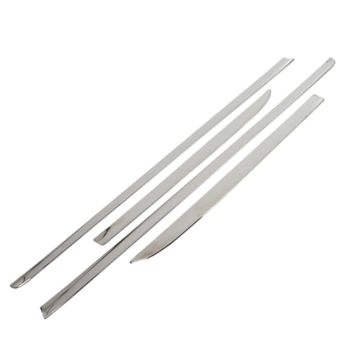 【BREED】 プリウス 30 系 専用設計 ステンレス製 サイド ドア モール 1台分 前後4P サイド ガーニッシュ