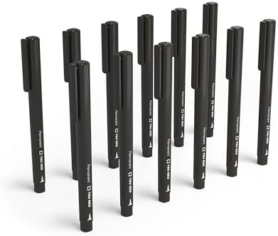 TRU RED Staples Permanent Markers - Fine Tip Black, 12-Pack Dozen
