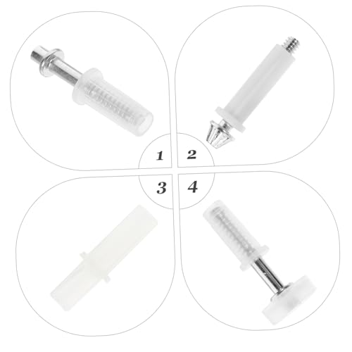 Juego de Herrajes Pivot para Puertas Bifold para Puertas Correderas y Plegables Incluye 2 Pivotes Construcción Robusta para Clóset miniatura 4