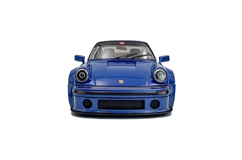 Modelo de Coche Solido 1:18 Escala Azul Metálico miniatura 2