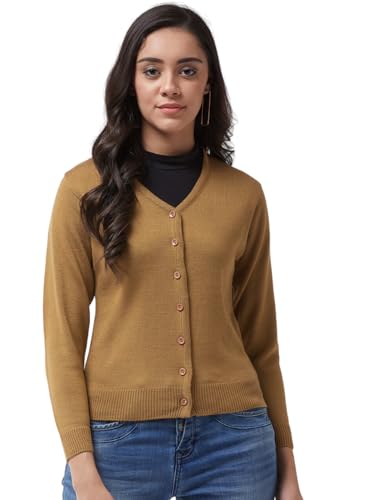 Image of Pivl Womens Winter Season V Neck Full Sleeves Sweater /Cardigan