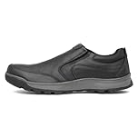 Hush Puppies Male Jasper Slip On Trainer, Black, 14