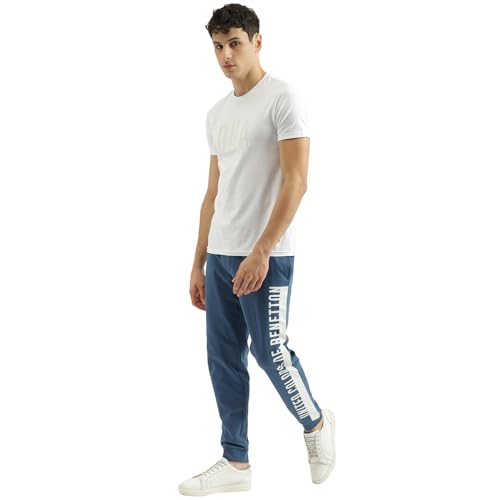 Image of United Colors of Benetton Men Regular Mid Rise Pants