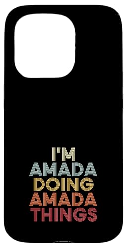 Amada Name Amada Personalized Name First Given �X�}�z�P�[�X iPhone 15 Pro �p