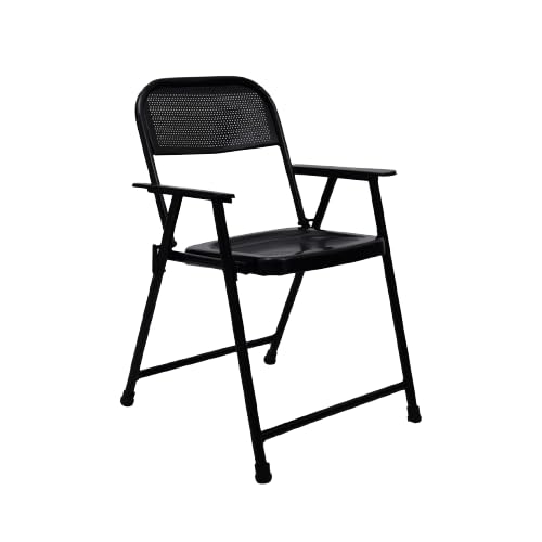 AULKI PF-02 Folding Chair, Work from Home, Home, Office, Classroom, College, School, Educational Centre, (Black)-image-27