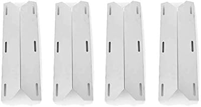 4 Pack Stainless Steel Heat Plate/Shield for BBQ Pro 720-0266, Nexgrill 720-0074, 720-0093 and Costco SKU681955, SKU738505 Gas Grill Models