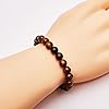 TreasureBay Handmade Womens Mens 8mm Natural Power Healing Gemstone Beaded Stretchy Bracelet (Tiger's Eye) #3
