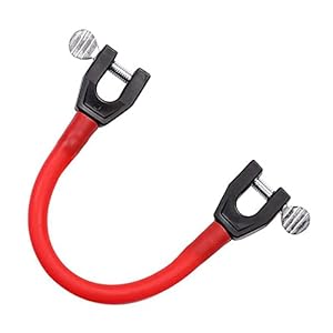 Trainer connettore punta da sci Sci d’ausilio all’allenamento sci Connettore punta sci collegamento elastico della punta degli sci come aiuto all’apprendimento gli studenti di sci （rosso）