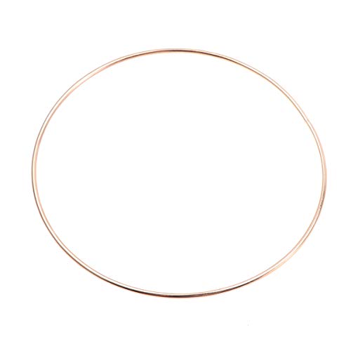 Anillos redondos FUNOMOCYA de hierro resistente para tejer macramé sin deformaciones 2