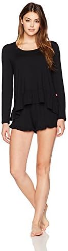 Josie By Josie NatoriJosie by Natori Women's Josie Tees Pj Set, Black, XL