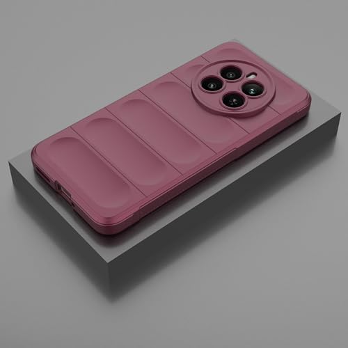 Image of Glasgow Liquid Silicone Back Case Cover Compatible with [ Realme P1 5G ] Back Case Cover |Premium Finish | Luxury | Soft Style | Camera Protection | Maroon