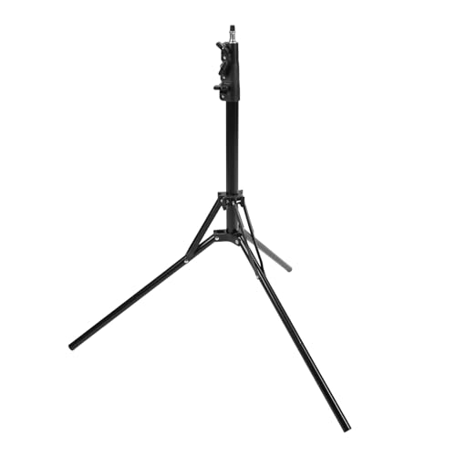 2m ライトスタンド、全金属製写真用三脚スタンド 1/4 インチ、写真用ライトスタンド、アルミ製ライト三脚スタンド写真撮影用写真スタジオ用照明スタンド