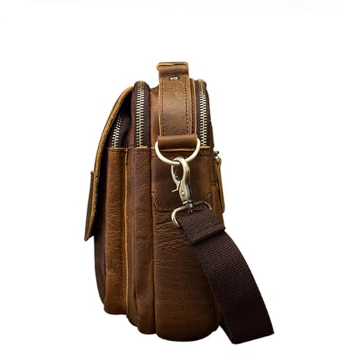Bolso casual bandolera para hombre blanco con estrella miniatura 2