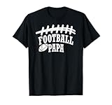 Football Papa Funny Football Grandpa Grandfather Gift Idea T-Shirt