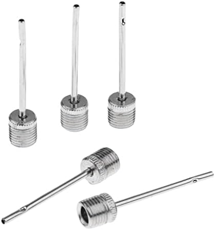 harayaa Inflating Pump Sports Pin Valve Adaptor Adaptor Stainless Steel Standard Thread Suitable for Basketball Football Soccer - 4
