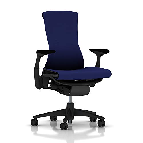 Herman Miller Embody Ergonomic Office Chair | Fully Adjustable Arms and Carpet Casters | Twilight Rhythm