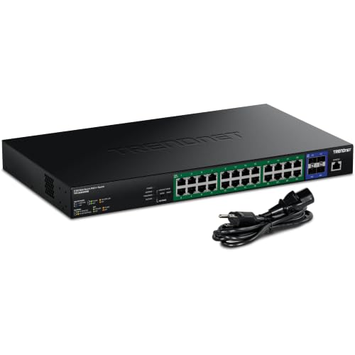 Image of TRENDnet 28-Port 2.5G PoE++ Web Smart Switch,TPE-3284WSB